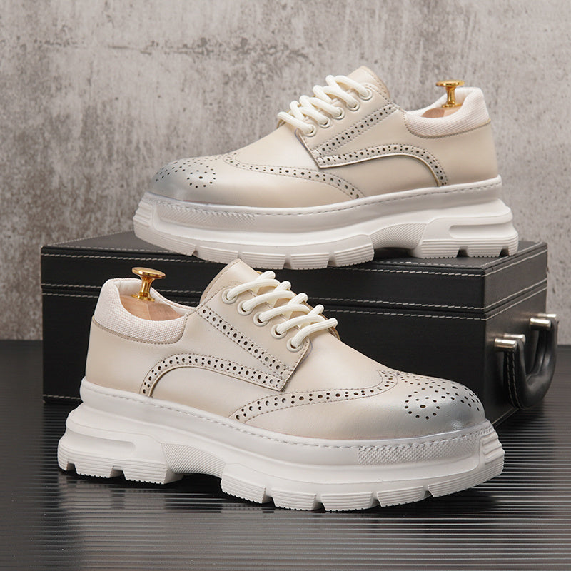 Hair Stylist's Internal Heightening Casual Shoes