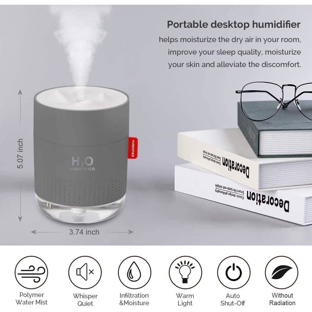 500ml Cool Mist Portable Mini Humidifier