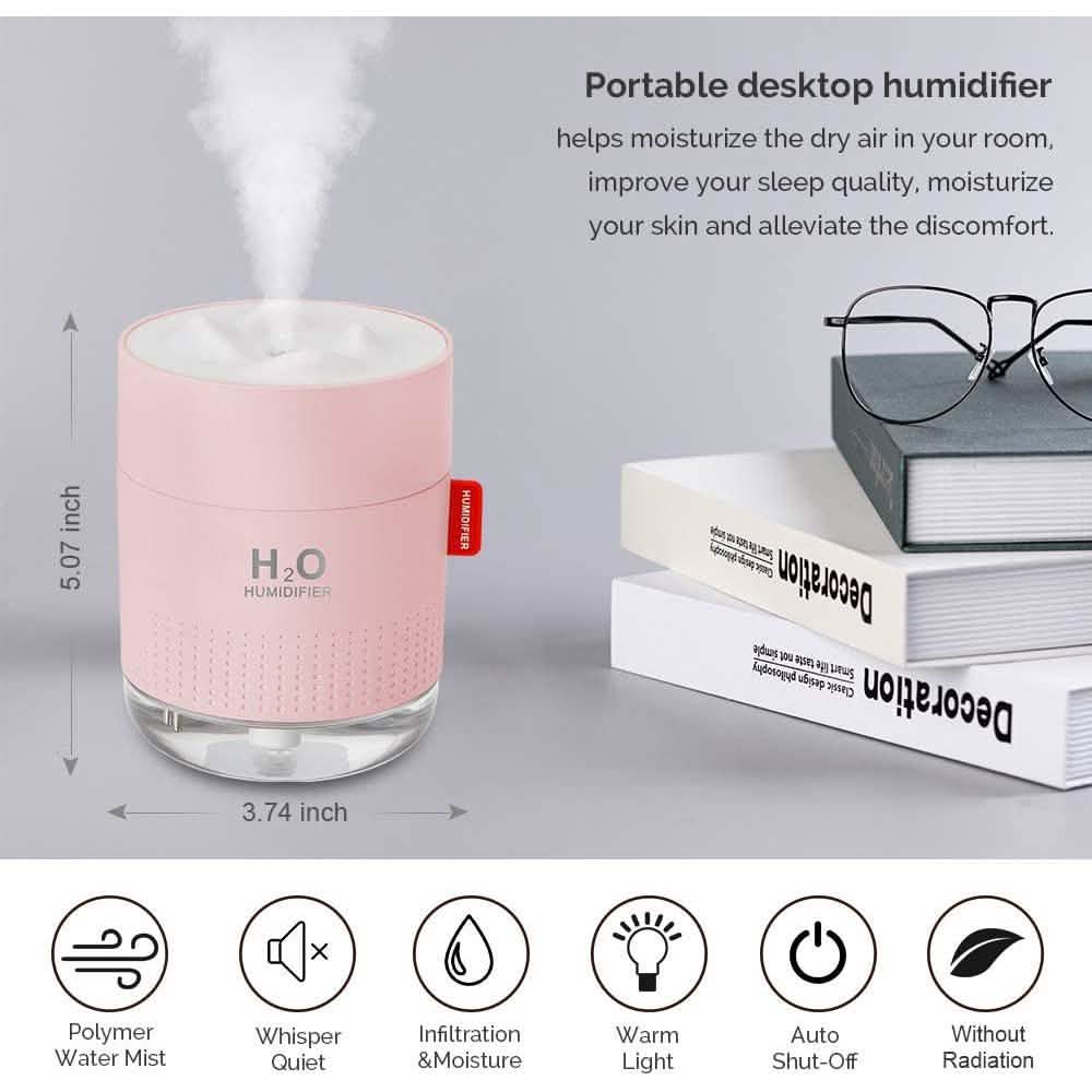 500ml Cool Mist Portable Mini Humidifier