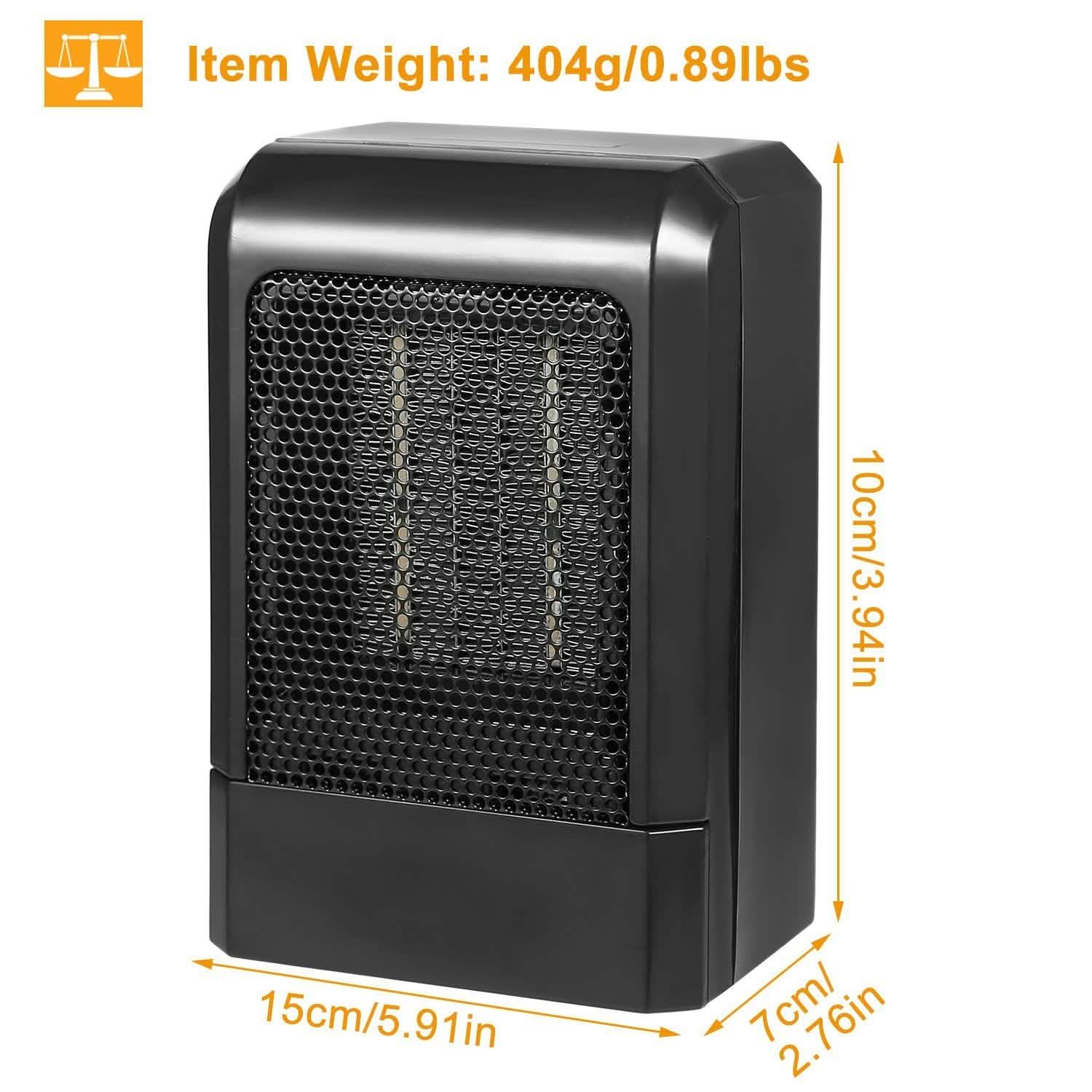 500W Ceramic Portable Electric Heater