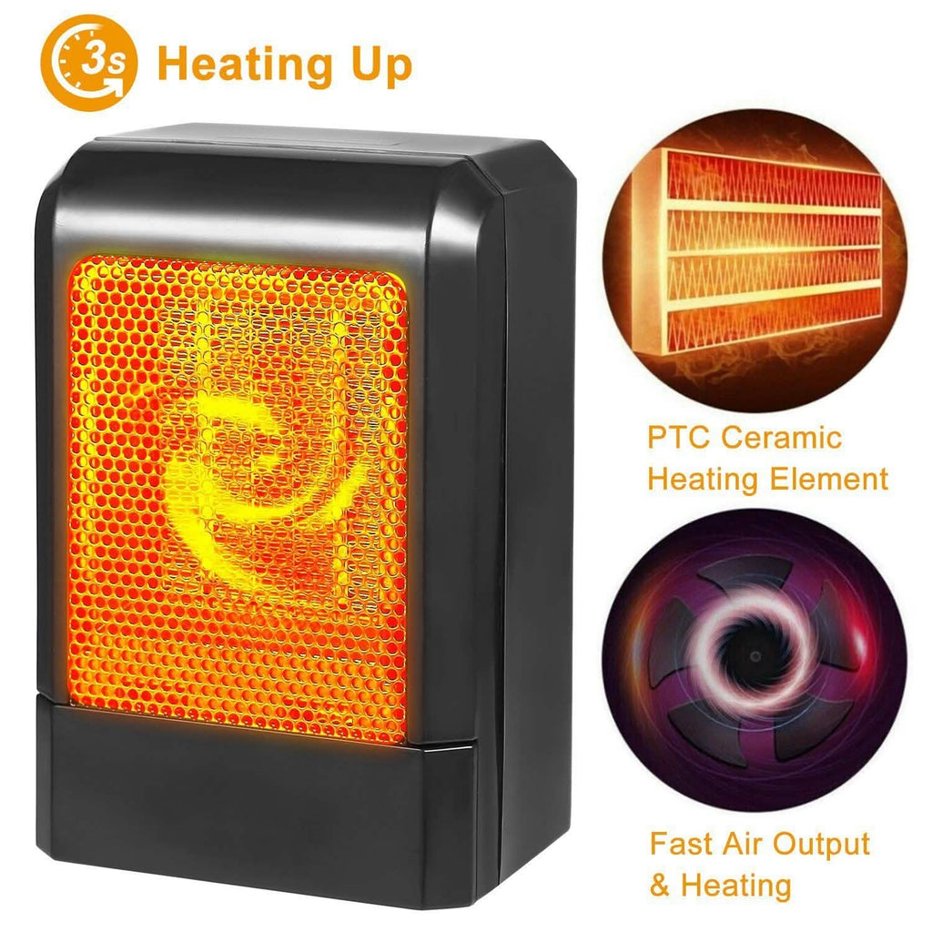 500W Ceramic Portable Electric Heater