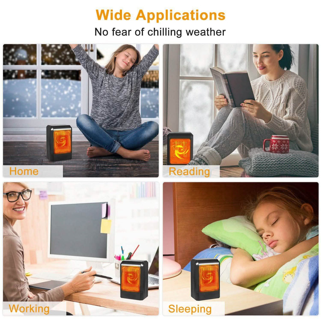 500W Ceramic Portable Electric Heater