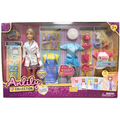 Anlily Multi-Career Doll Set with 4 Vocation Outfits & 39 Accessories