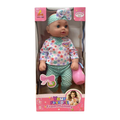King Time Your First Doll From Mommy Baby Doll with Bottle (Green Stars)