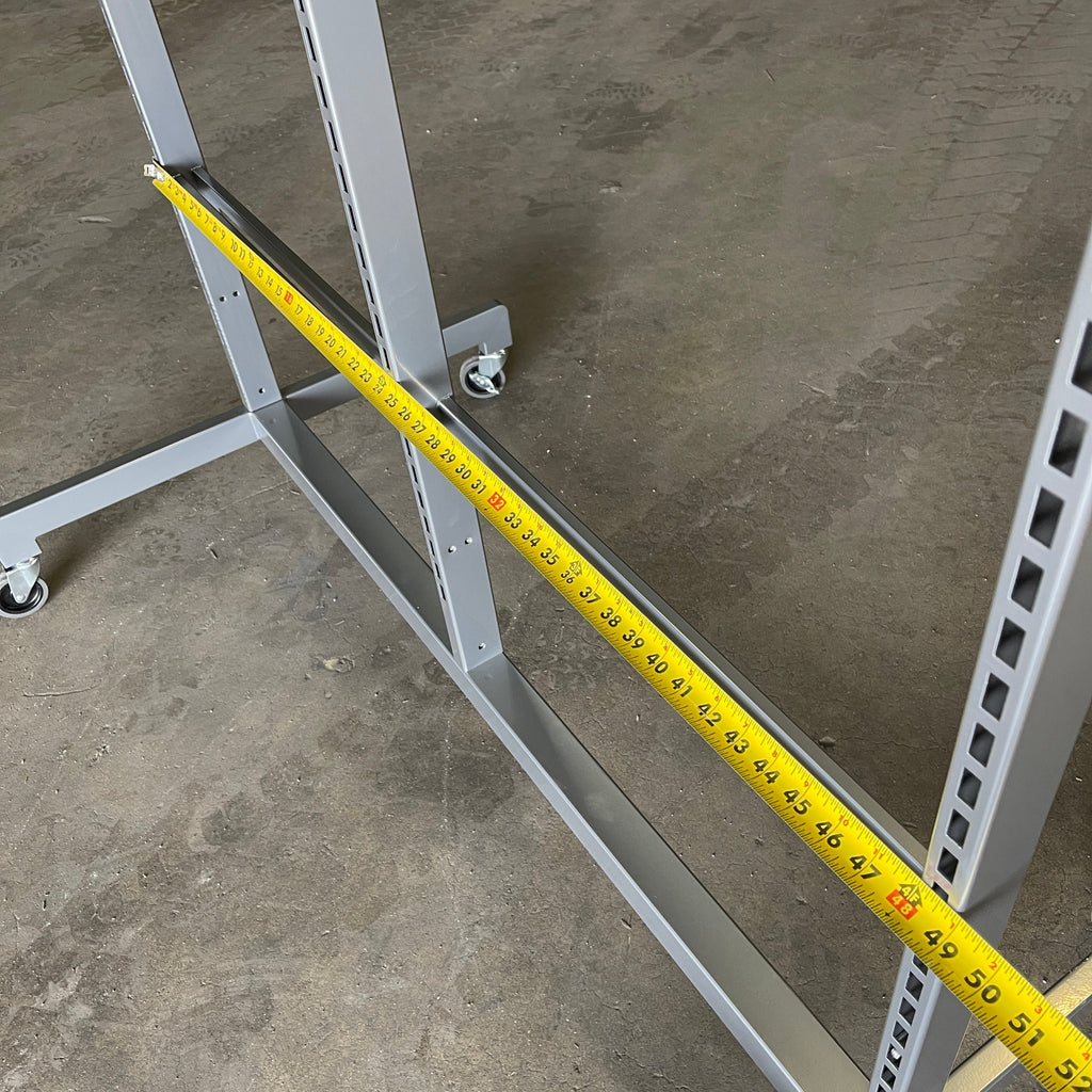 ARTITALIA GROUP Rolling Stainless Double Sided Store Display Stock Rack 48"W WF2565 (New)