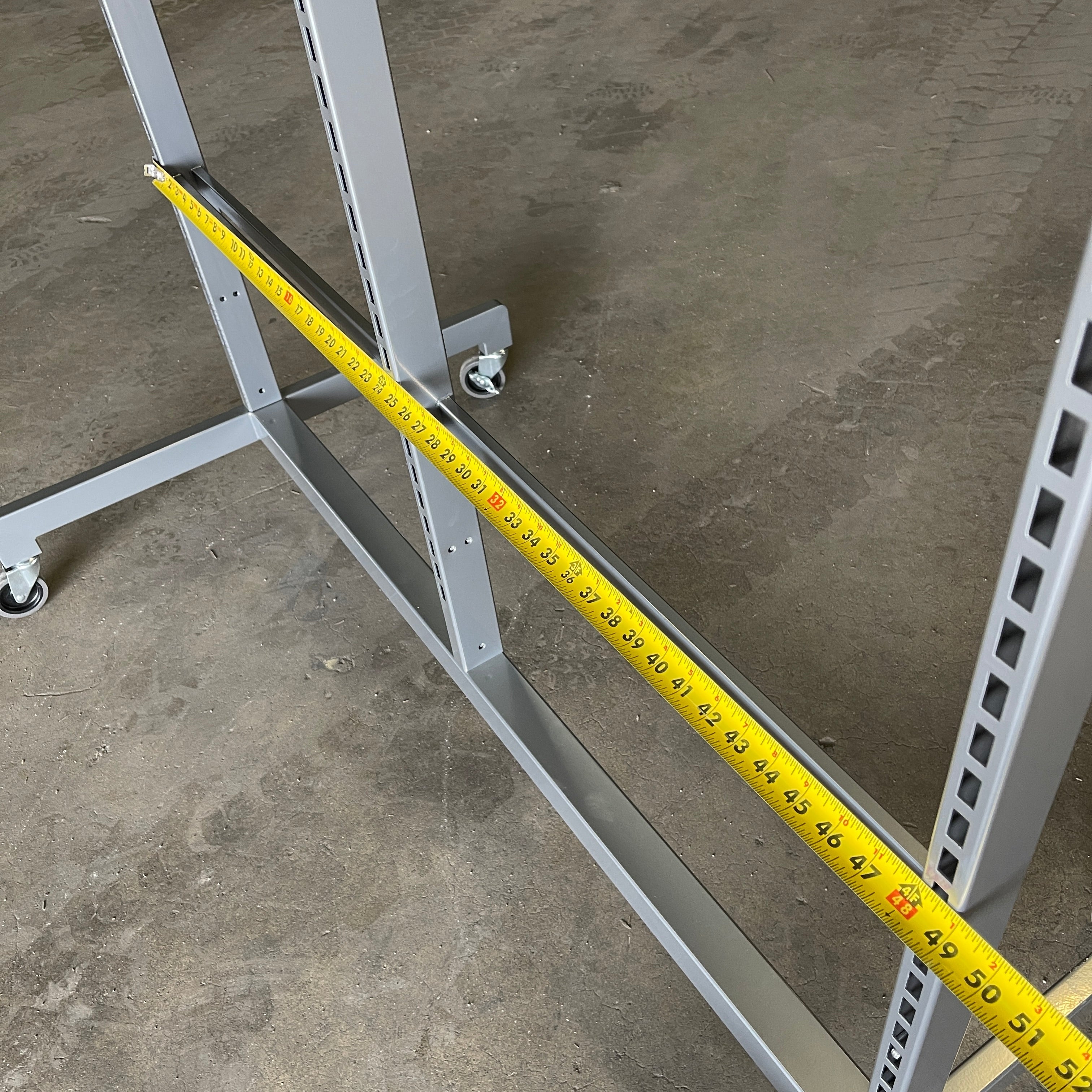 ARTITALIA GROUP Rolling Stainless Double Sided Store Display Stock Rack 48"W WF2565 (New)