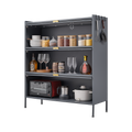 3 Tier Pantry Storage Cabinet Baker Racks for Kitchen with Storage Kitchen Pantry Storage Cabinet Microwave Rack Storage Rack