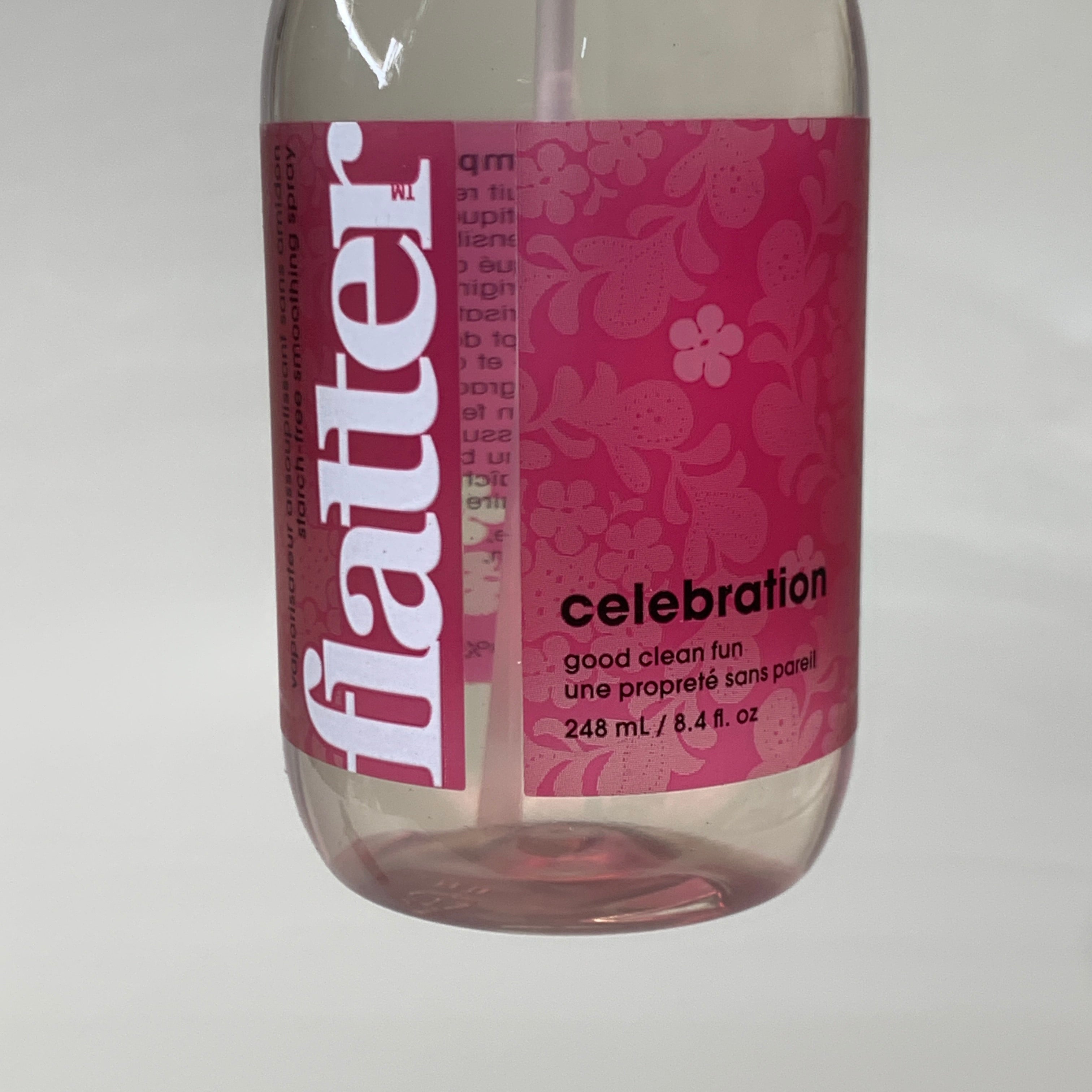 FLATTER Celebration Smoothing Fabric Spray 8.4 fl oz R-F08G
