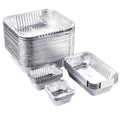 51-Packs: IMAGE 4 Size Aluminum Loaf Pans Disposable Premium Heavy-Duty Tin Foil