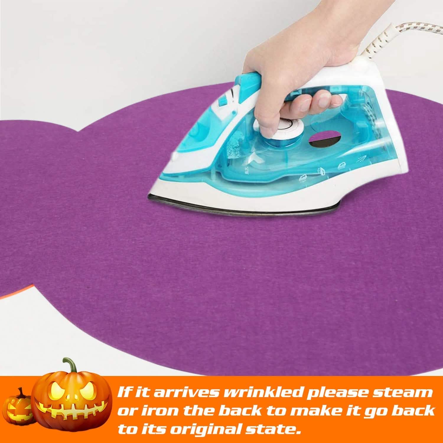 51-Pieces: Felt Pumpkin Witch Hanging Décor