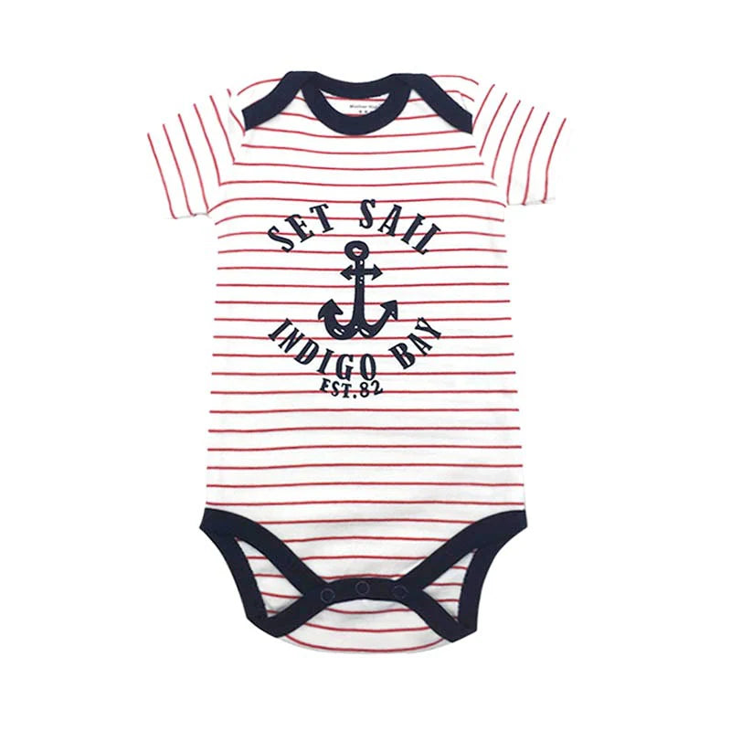 New Cotton Baby Short-sleeved One-piece Home Service
