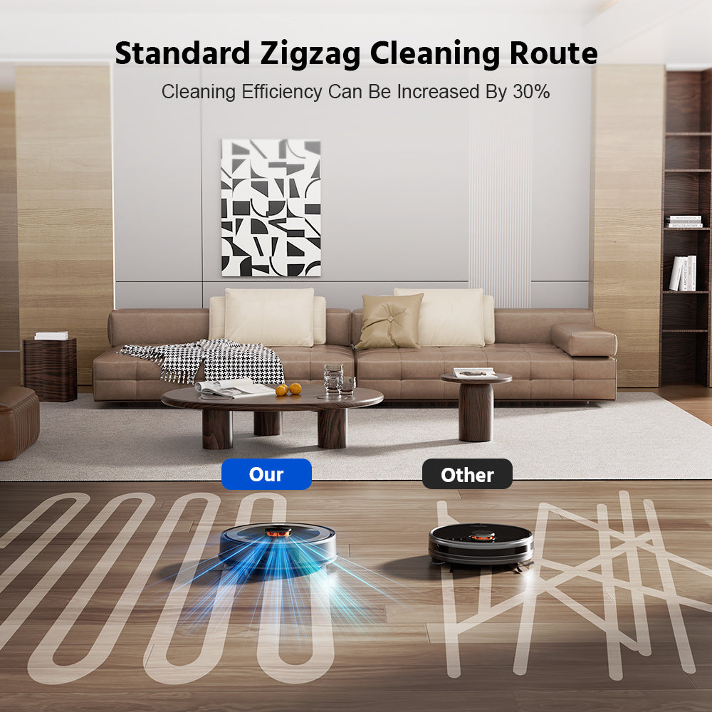 Robot Aspiradora Floor Cleaning Robot With Self-Emptying Dustbin Mopping LDS Laser Smart Robot Vacuum Cleaner