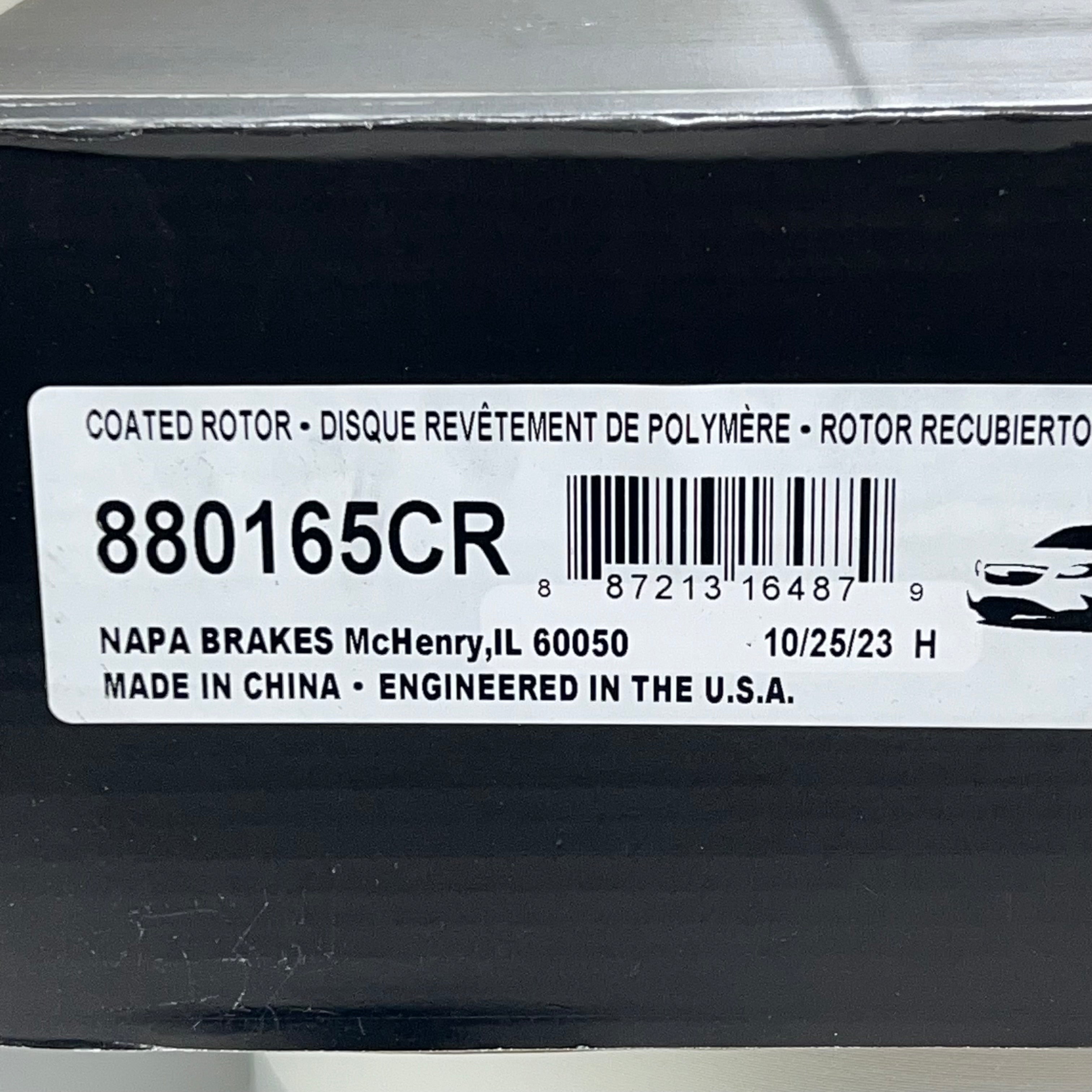 ADAPTIVE ONE Vented Cast Iron Poly Coated Rotor Chevrolet/Cadillac/GMC 880165CR