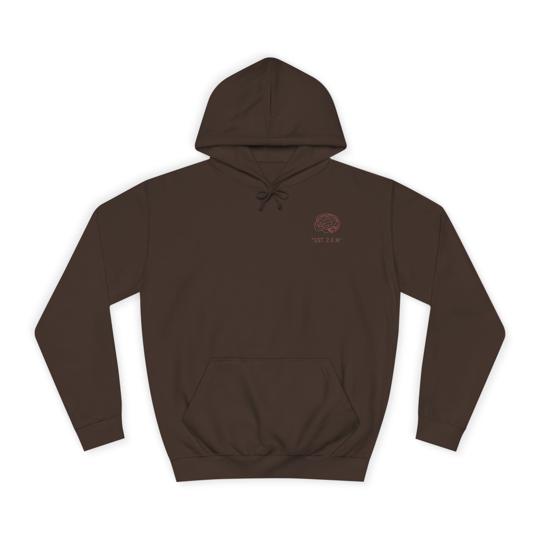 Unisex Overthinking Club Hoodie | Cozy College Gear, Thoughtful Gift for Students, Casual Wear, Relaxed Style, Brainy Humor Apparel