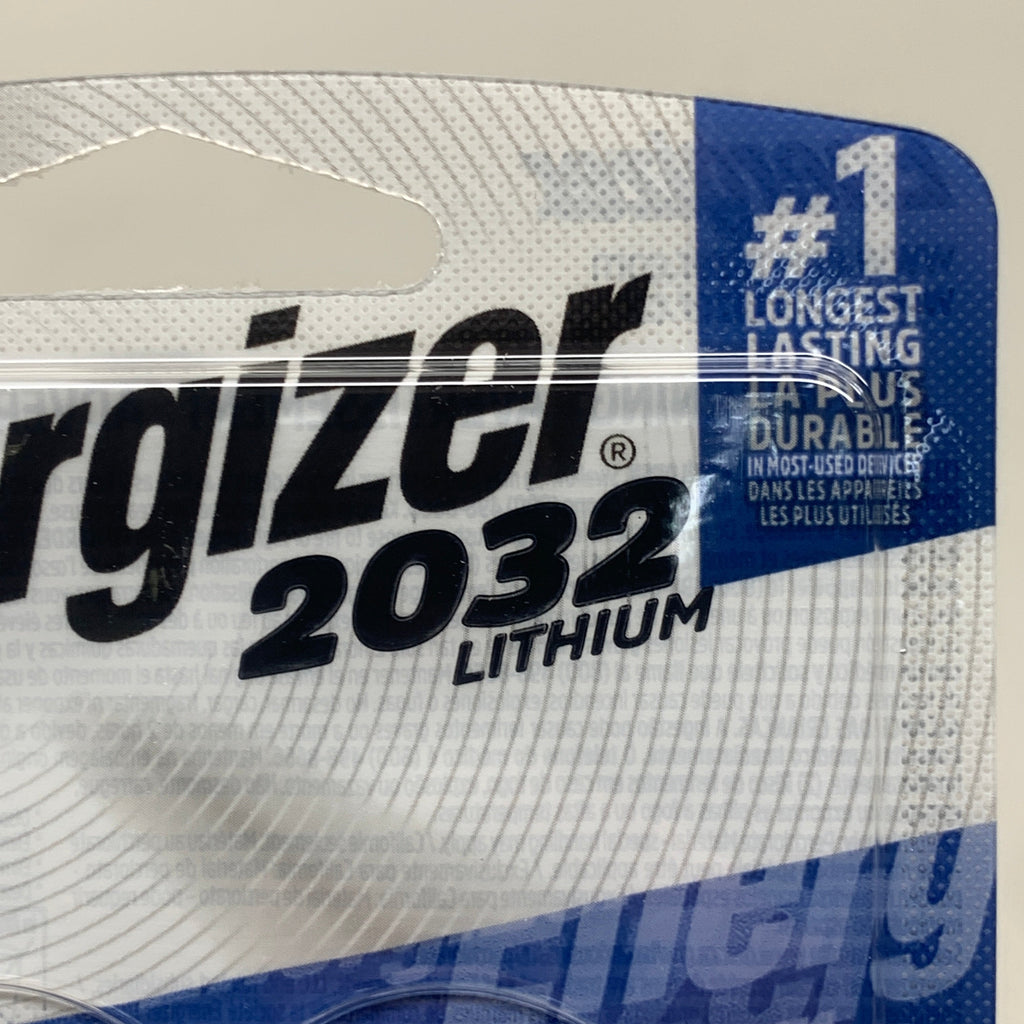ENERGIZER (3 PACK, 6 Total Batteries) 2032 Lithium Coin Battery for Key FOB
