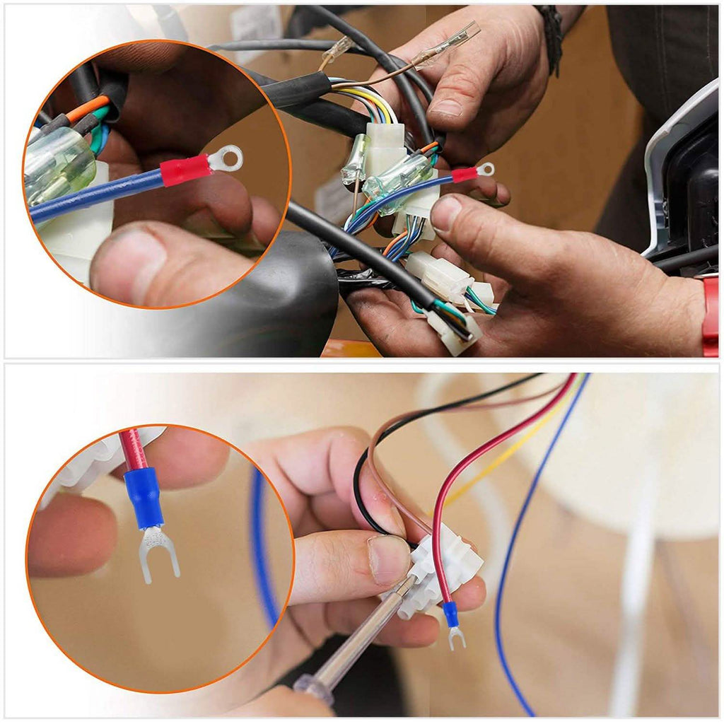 520-Pieces: Insulated Electrical Wire Splice Terminal