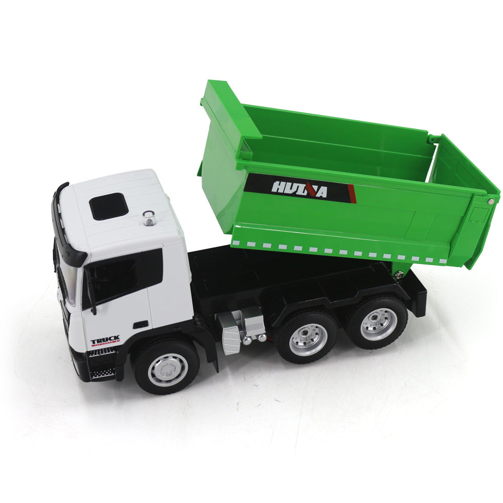 Remote Controlled Dump Truck Simulation Engineering Electric Toy Car Model