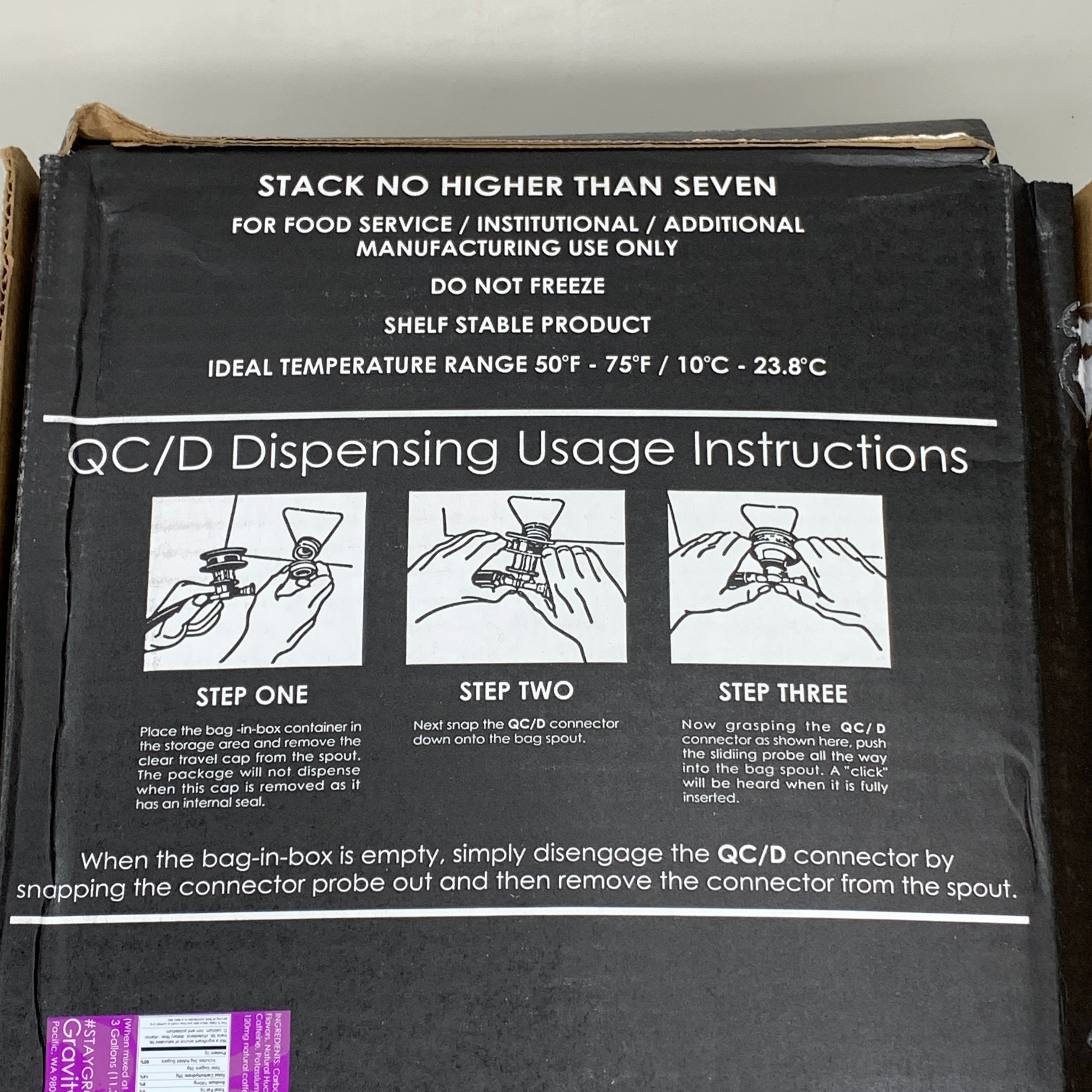 GRAVITY ENERGY Gravity Energy Beyond Purple 5+1 Ratio 3 Gallons