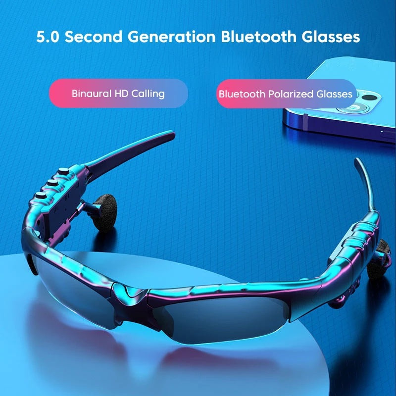 Chic Crystal Bluetooth Audio Sunglasses – Polarized UV400 Women's Fashion Eyewear