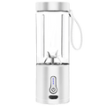 530ML Electric Juicer Portable Smoothie Blender USB Rechargeable Food Processor Fruit Mixer Machine Mini Juicer Blender Cup Portable Juicer For Travel USB Electric Blender Fruit Smoothie Blender Machine Personal Food Processor Juicer