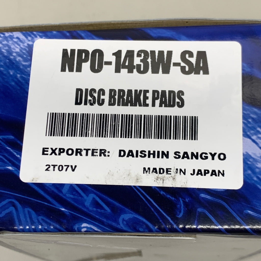BECK ARNLEY Disc Brake Pad for Acura and Honda Vehicles NPO-143W-SA