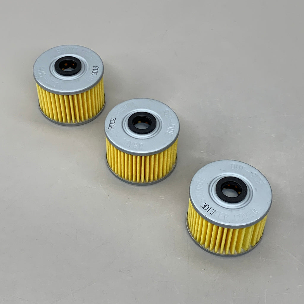 HONDA 3 PACK! Oil Filter Element ATC250SX ATC350X EZ90 GB500 15410-KF0-315 OEM