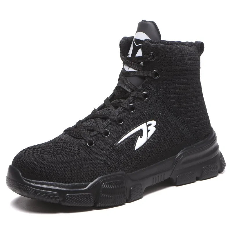 Men's Winter Safety Work Boots - Steel Toe Waterproof Insulated Construction Boots