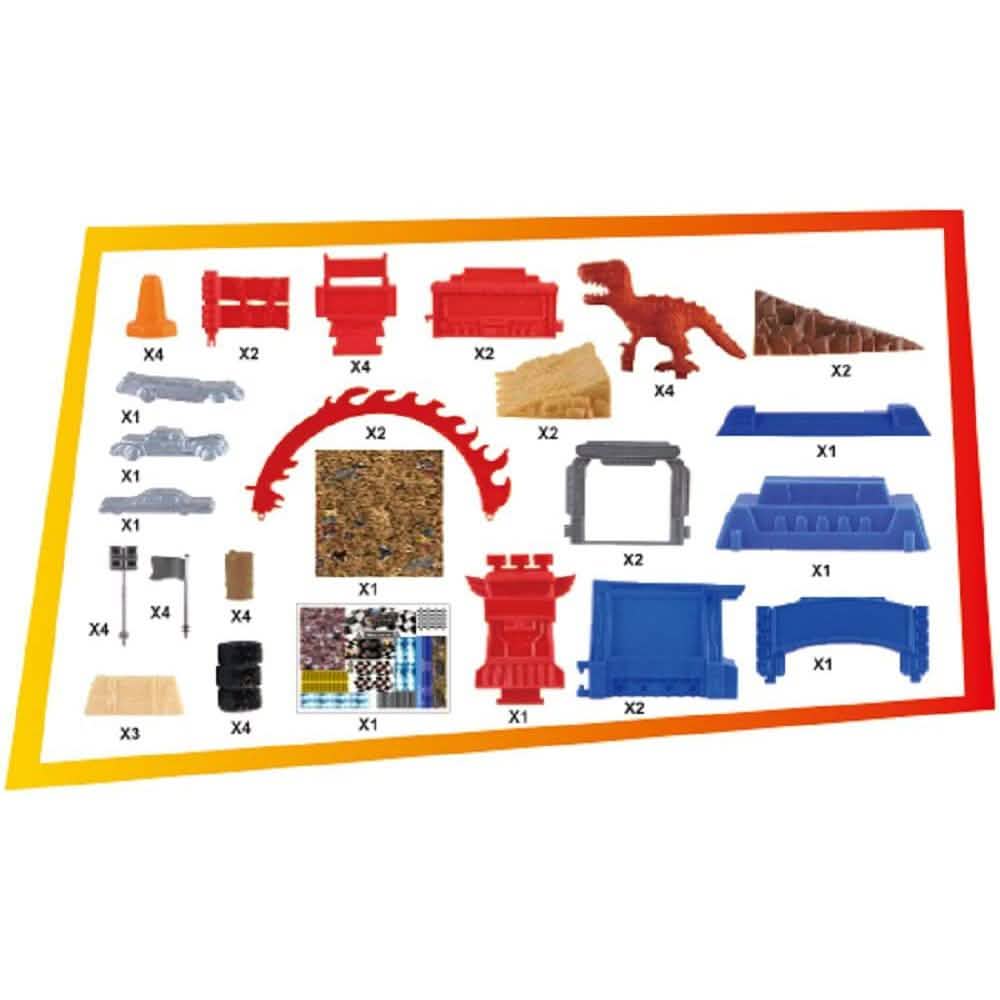 54-Piece: Monster Truck Mayhem Friction Play Set - 2-Pack Ford