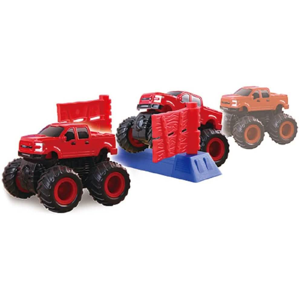 54-Piece: Monster Truck Mayhem Friction Play Set - 2-Pack Ford