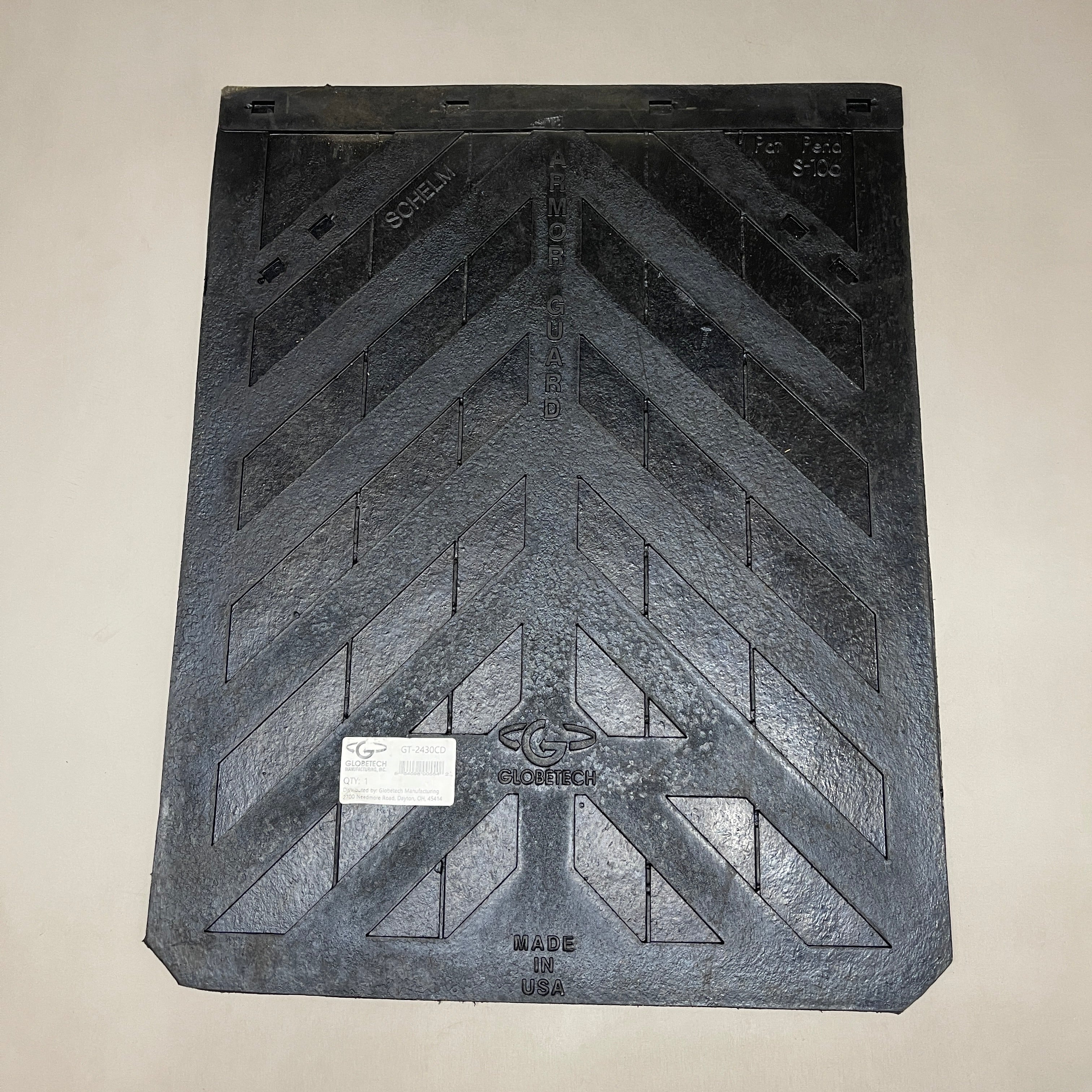 GLOBETECH 2-PACK! Rubber Mud Flaps 1/4" Thick x 24" Wide x 30" Long Black 2430MF (New)