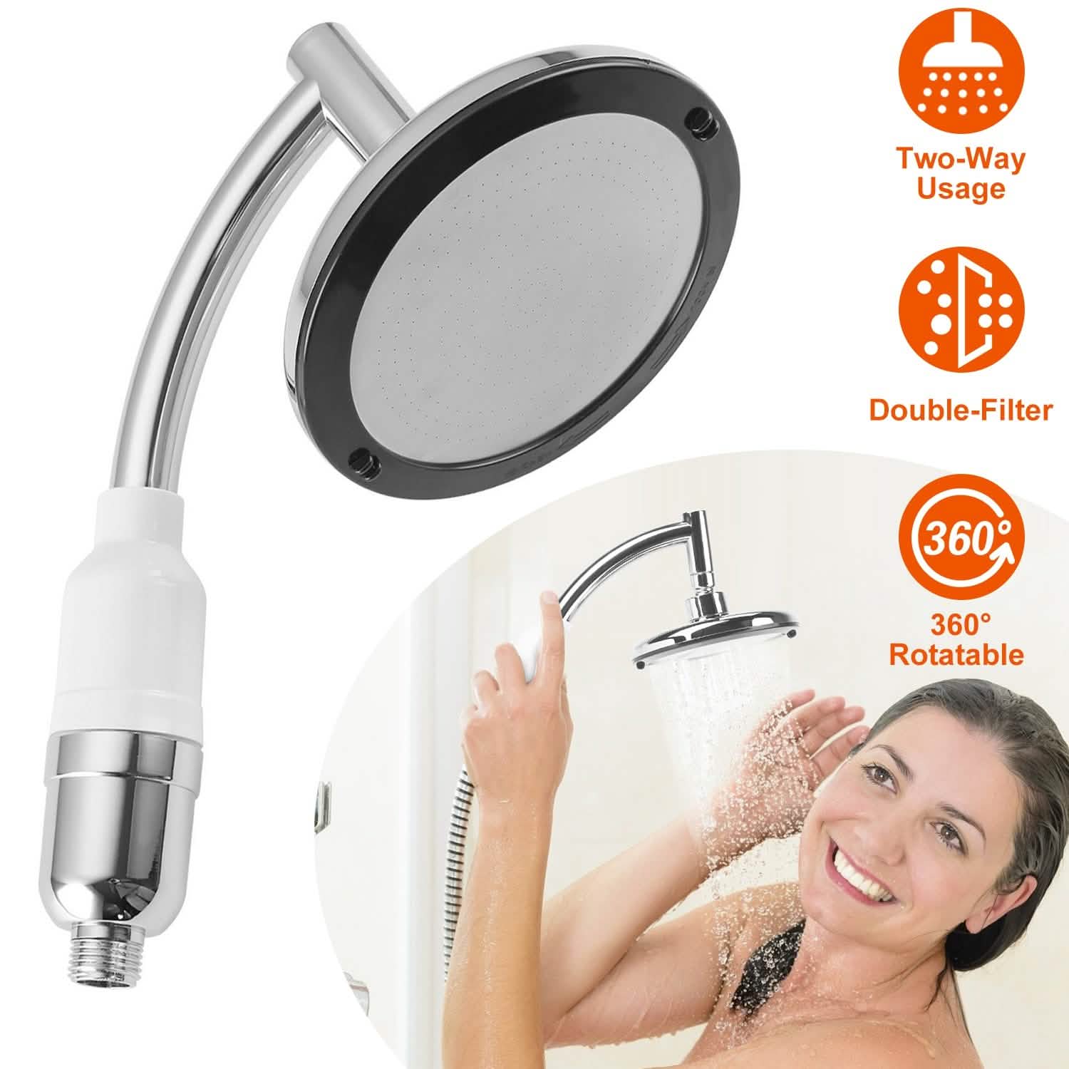 5.5-Inch High Pressure Shower Head