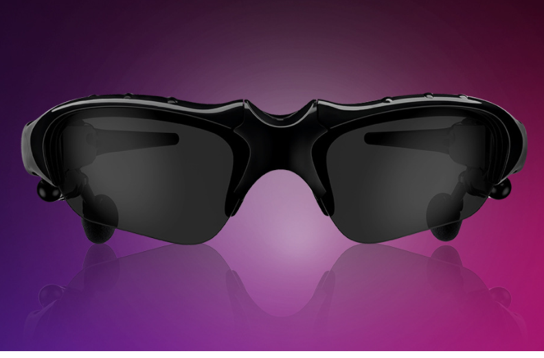 Bluetooth Audio Smart Glasses with Polarized UV400 Lenses | Wireless Stereo Music & Hands-Free Calling Sunglasses