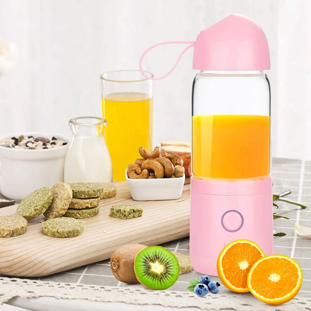 550ML USB Portable Mixer Rechargeable Juicer Fruit Blender Juicer Shaker Bottle