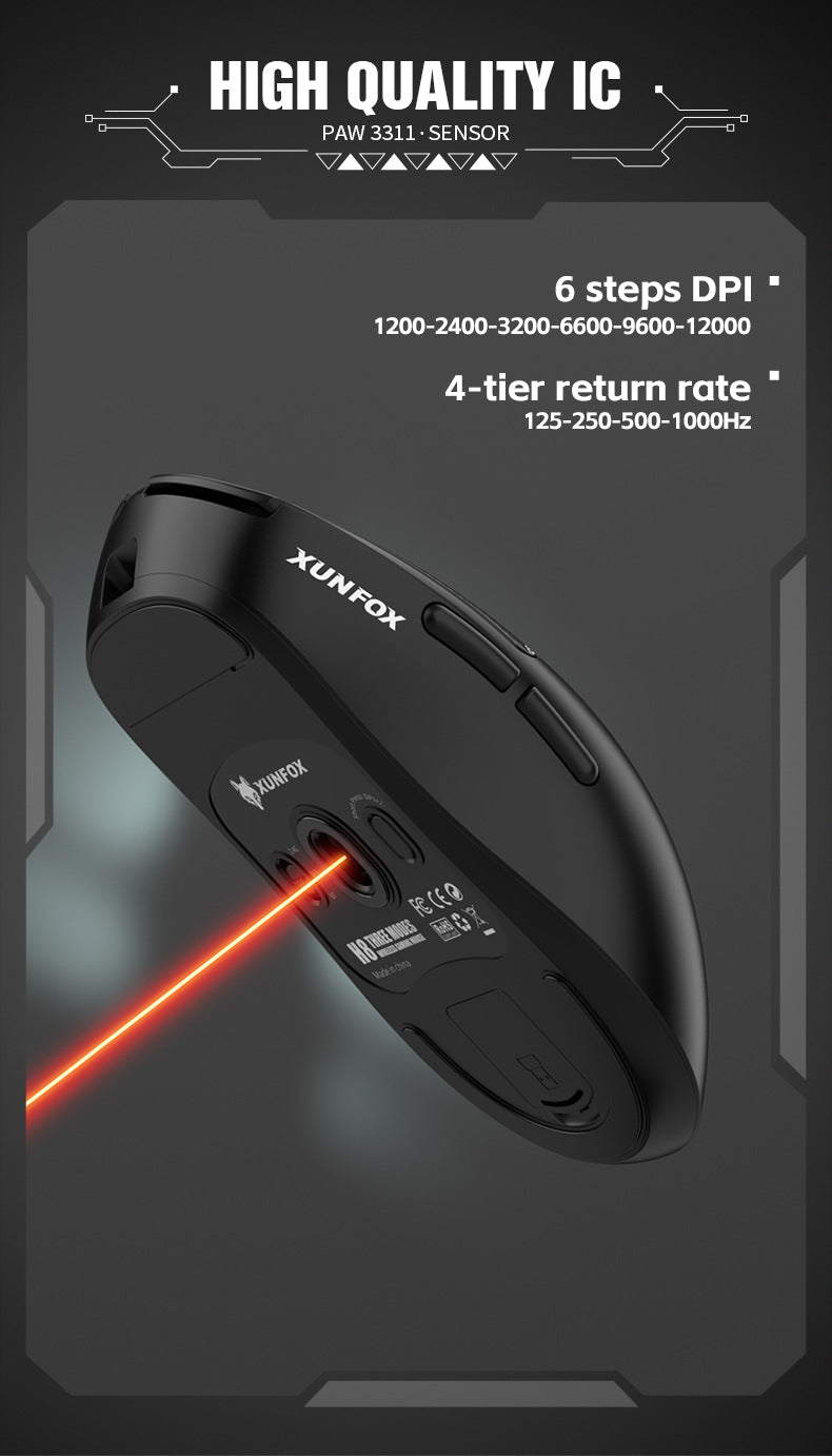 mouse lightweight E-sports game the third mock examination Bluetooth wireless mouse notebook mouse