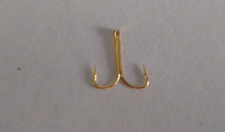 Rompin 100pcs fly fishing hook golden fishing hook small high carbon steel Fresh Water