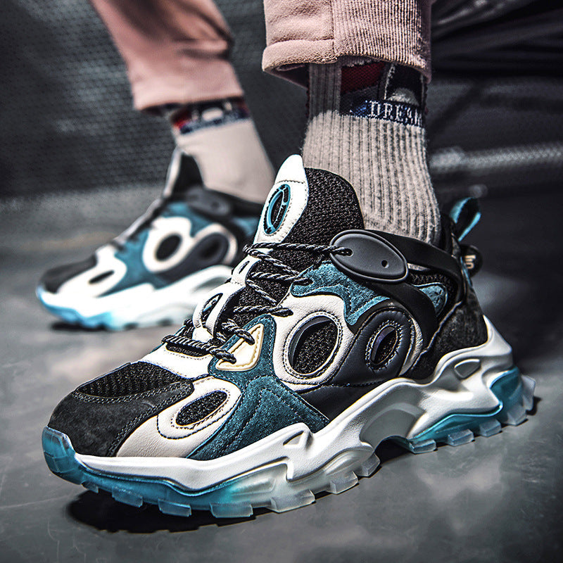 Retro blue creative design Sports Men's shoes