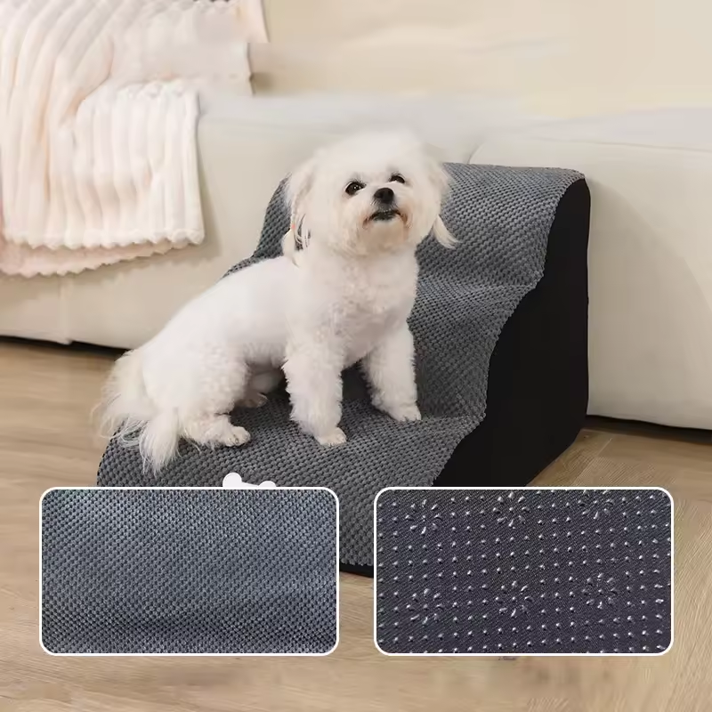 Pet slope stairs anti slip and wear-resistant removable and washable sponge steps