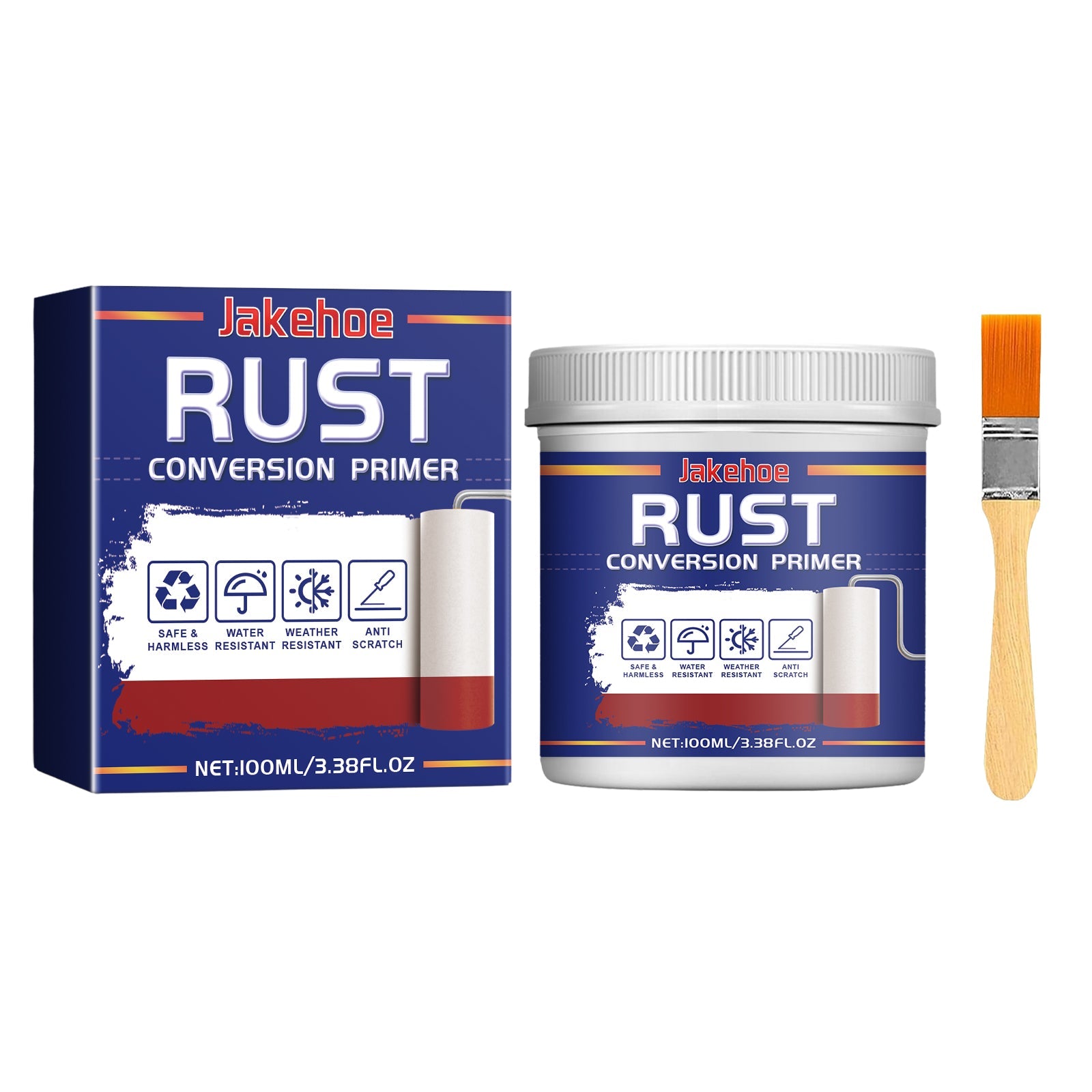 Rust Conversion Primer, Iron Door Metal Gear Bracket Rust Stair Handrail Corrosion Remover