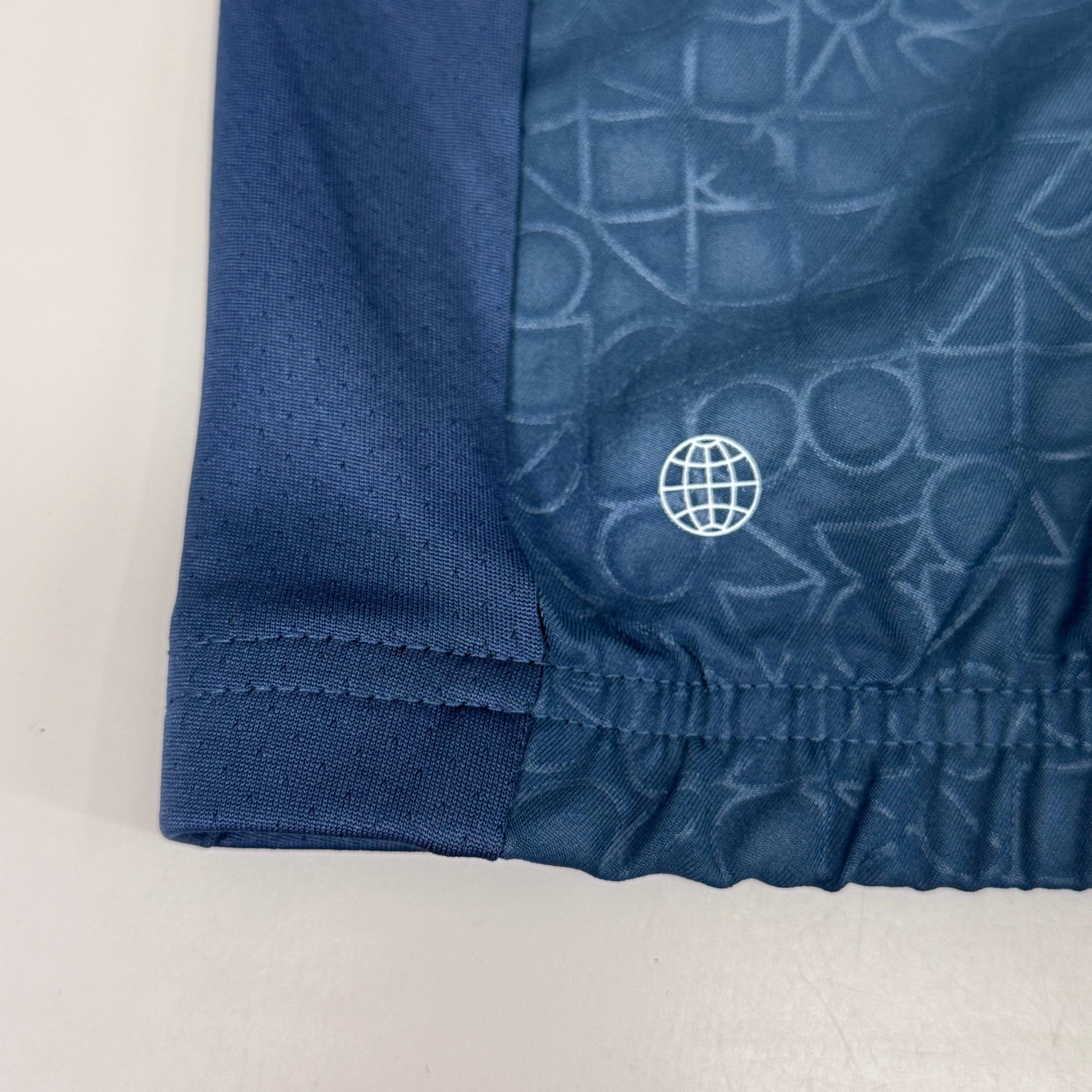 ADIDAS Deboss 1/4" Zip Men's Golf Sweatshirt Sz-2XL Navy Blue HA9118