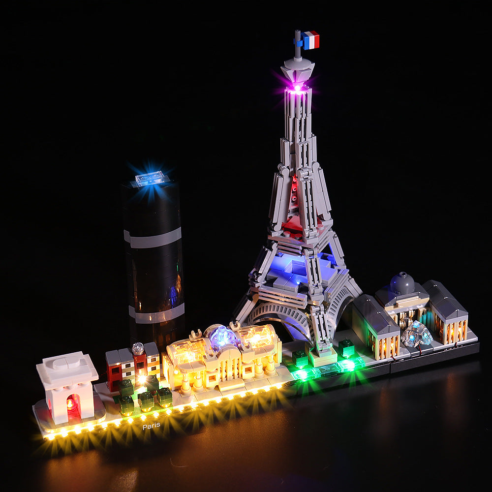 Vonado lighting is compatible with LEGO 21044 building blocks, skyline, Paris city LED lighting accessories set