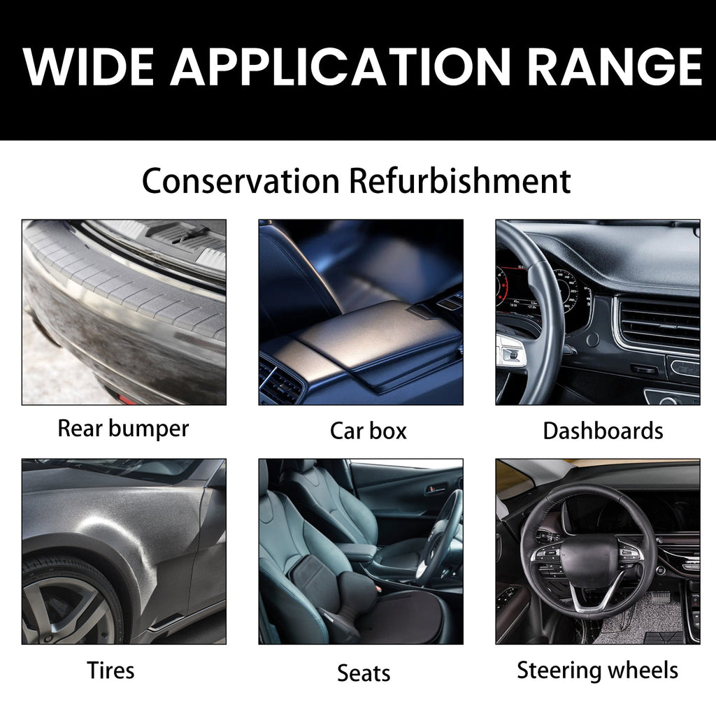 Car Interior Renovation Spray, Seat Interior Instrument Panel Cleaning Decontamination Maintenance Refurbishing Care Agent