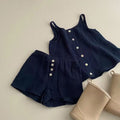 Fashion Personality Shorts Girls Suit