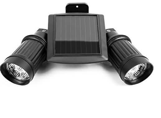 Solar Motion Sensor Twin Floodlight