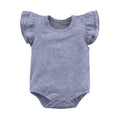 Children's Clothing Candy Color Ruffled Girls' Onesie Baby Romper