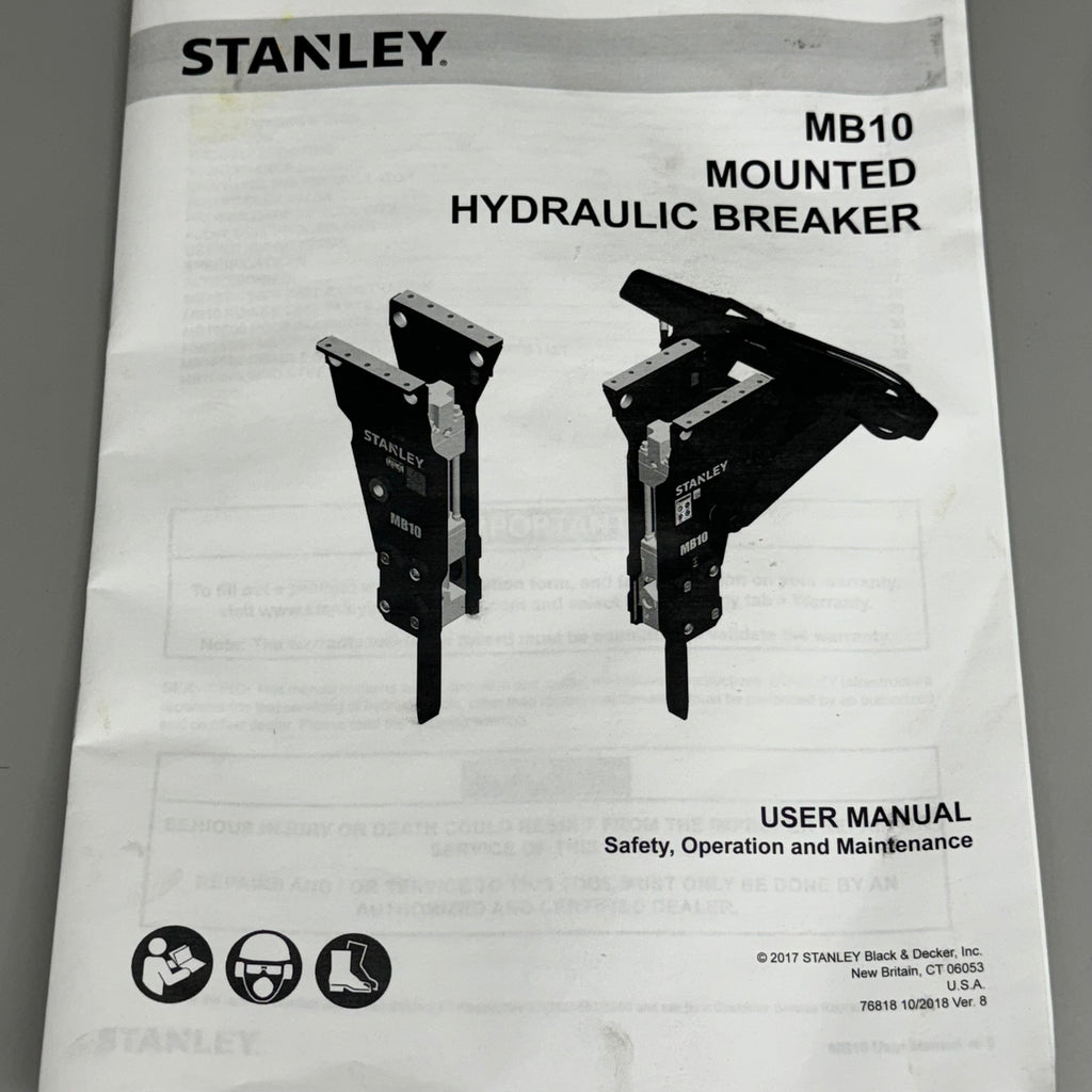 STANLEY Mounted Hydraulic Breaker 4-Position Cradle Bracket MB10E00