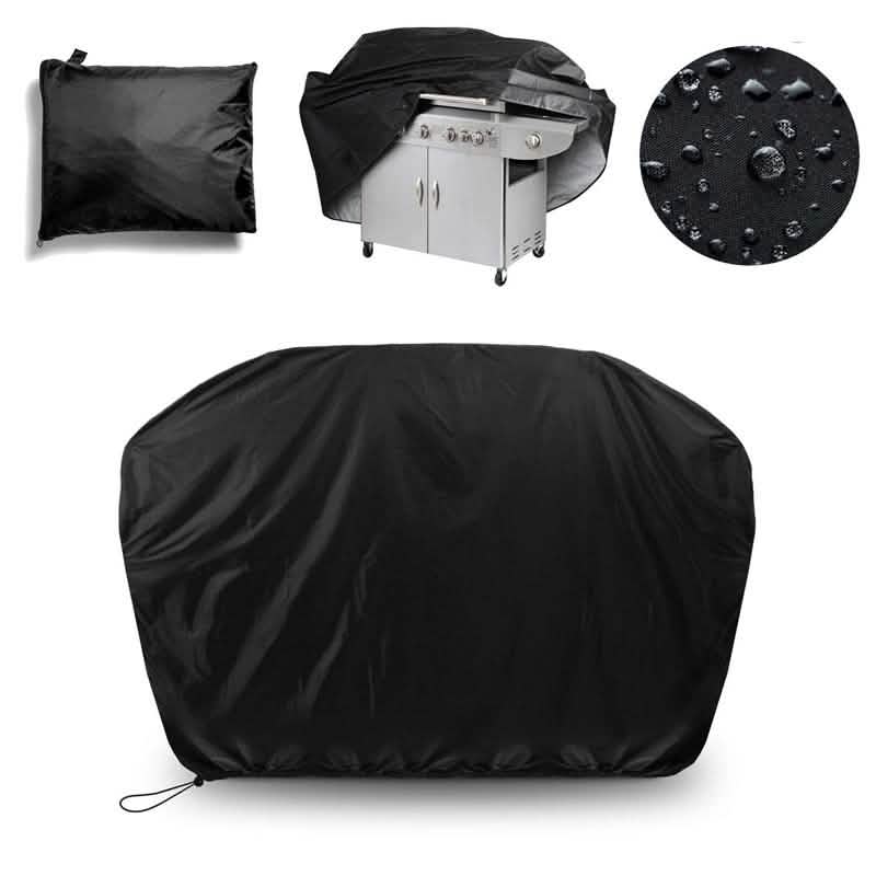57" Black Barbecue Gas Grill Waterproof Cover