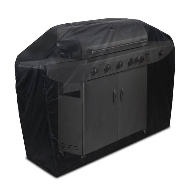 57" Black Barbecue Gas Grill Waterproof Cover