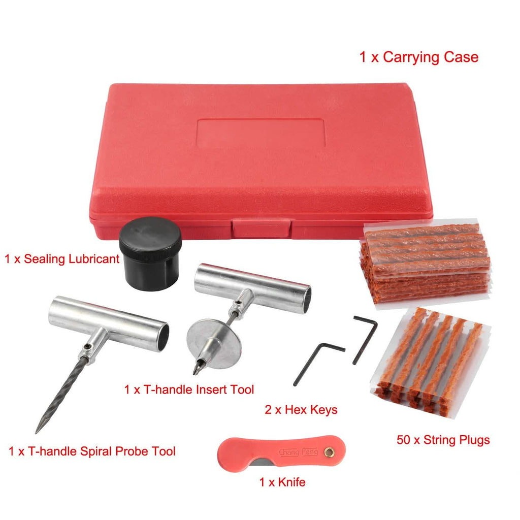57-Piece: Universal Tire Repair Kit