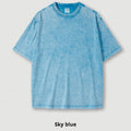 Washed Round Neck Short Sleeve Batik Children's T-shirt