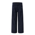Street Trend Retro Plaid Casual Pants Men's Sportswear High Street Vibe Loose Plaid Wide Leg Straight Trousers